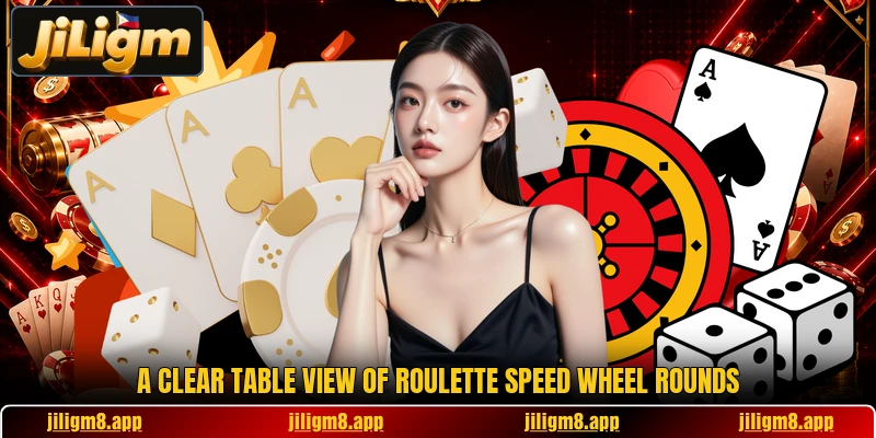 A clear table view of Roulette Speed Wheel rounds