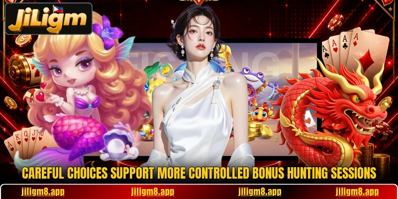 Careful choices support more controlled bonus hunting sessions