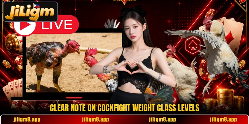 Clear note on Cockfight Weight Class levels