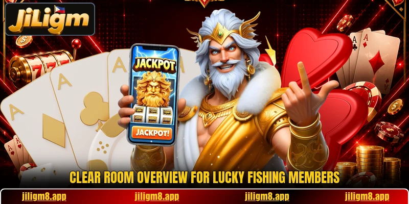 Clear room overview for lucky fishing members Clear room overview for lucky fishing members