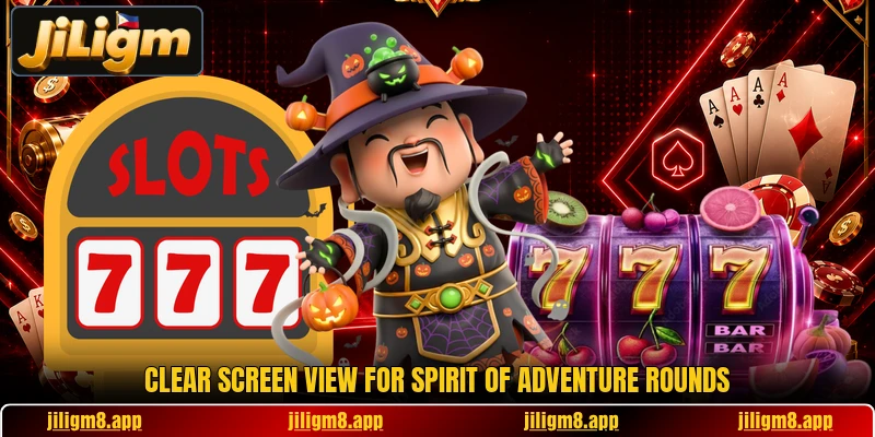 Clear screen view for Spirit of Adventure rounds