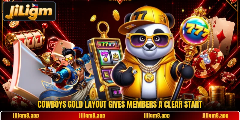 Cowboys Gold layout gives members a clear start Cowboys Gold layout gives members a clear start