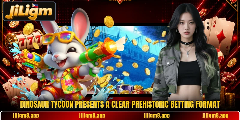 Dinosaur Tycoon presents a clear prehistoric betting format