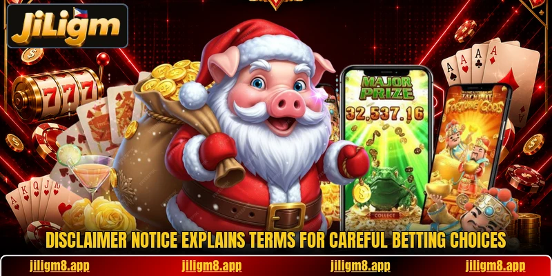 Disclaimer notice explains terms for careful betting choices Disclaimer notice explains terms for careful betting choices