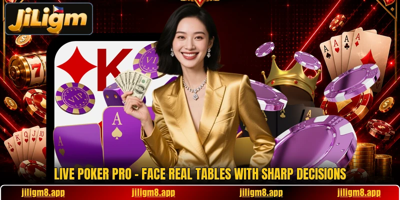 Live Poker Pro - Face Real Tables With Sharp Decisions