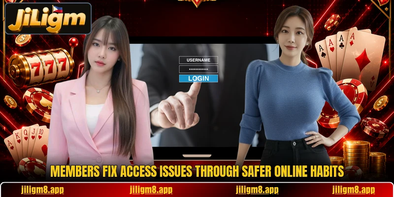 Members fix access issues through safer online habits Members fix access issues through safer online habits