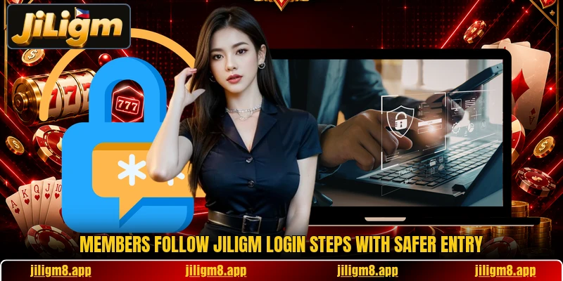 Members follow jiligm login steps with safer entry Members follow jiligm login steps with safer entry