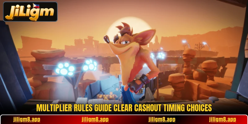 Multiplier rules guide clear cashout timing choices