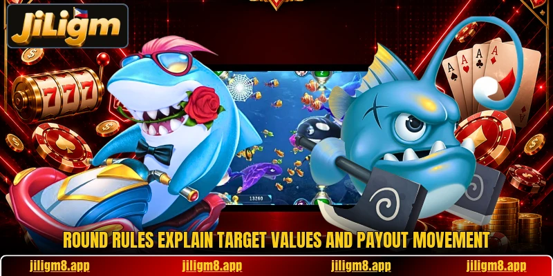 Round rules explain target values and payout movement