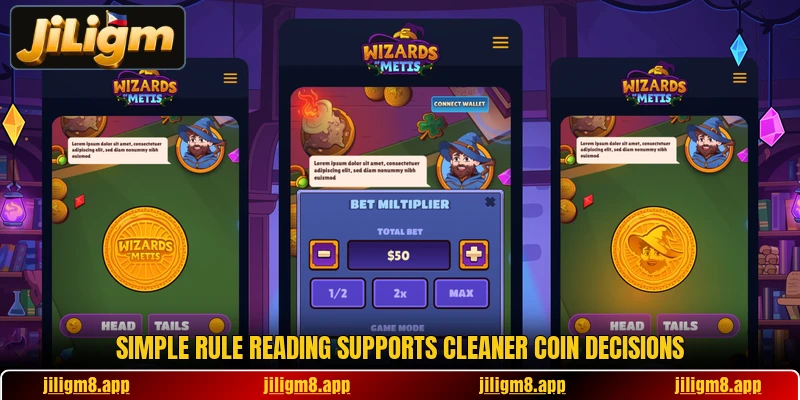 Simple rule reading supports cleaner coin decisions