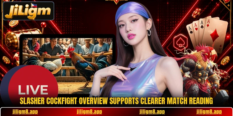 Slasher Cockfight overview supports clearer match reading